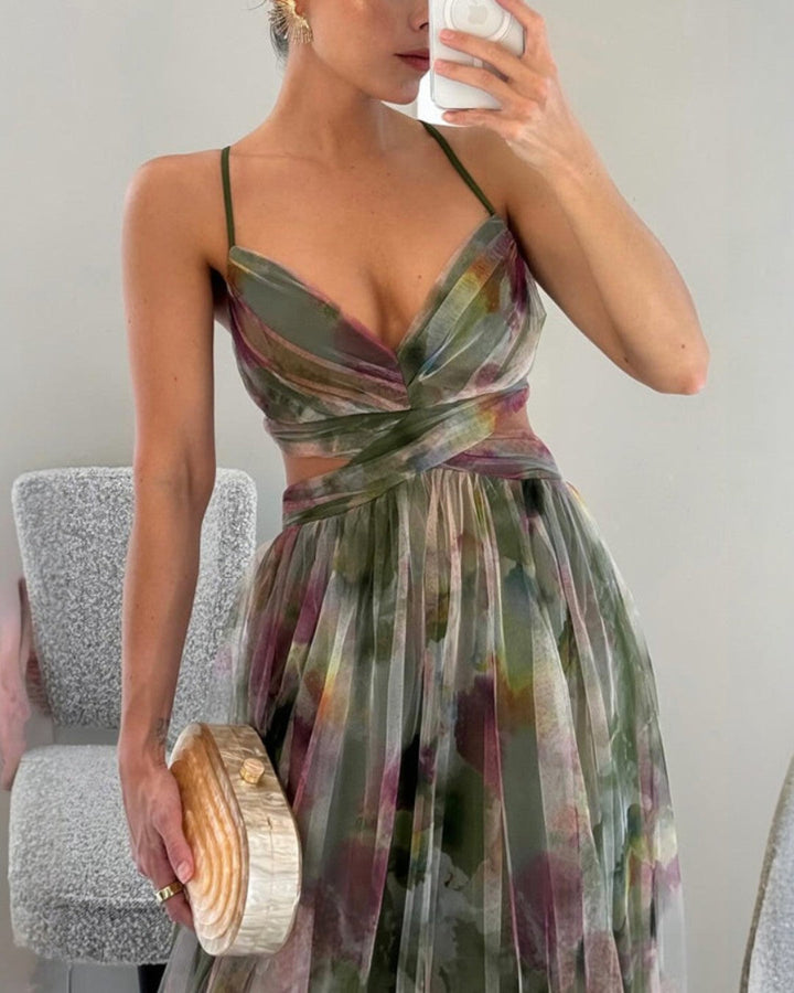 Giselle – Enchanting Maxi Dress with Floral Print