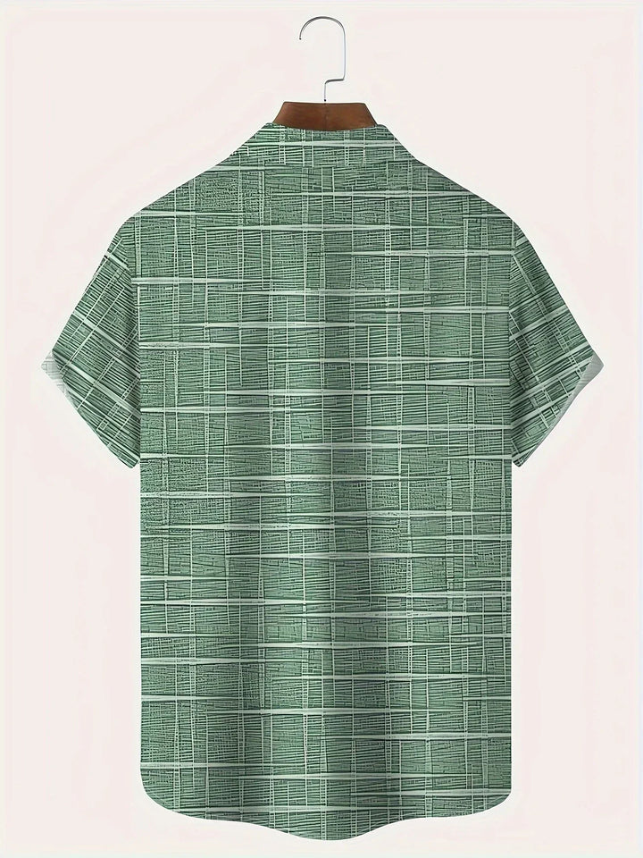 Haroyan – Stylish Shirt with Check Stripe Pattern
