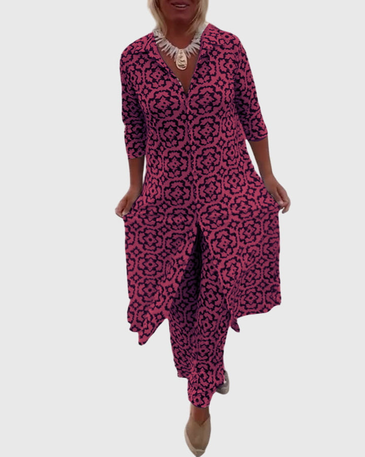 Gabriella | Elegant Vintage Two-Piece Set