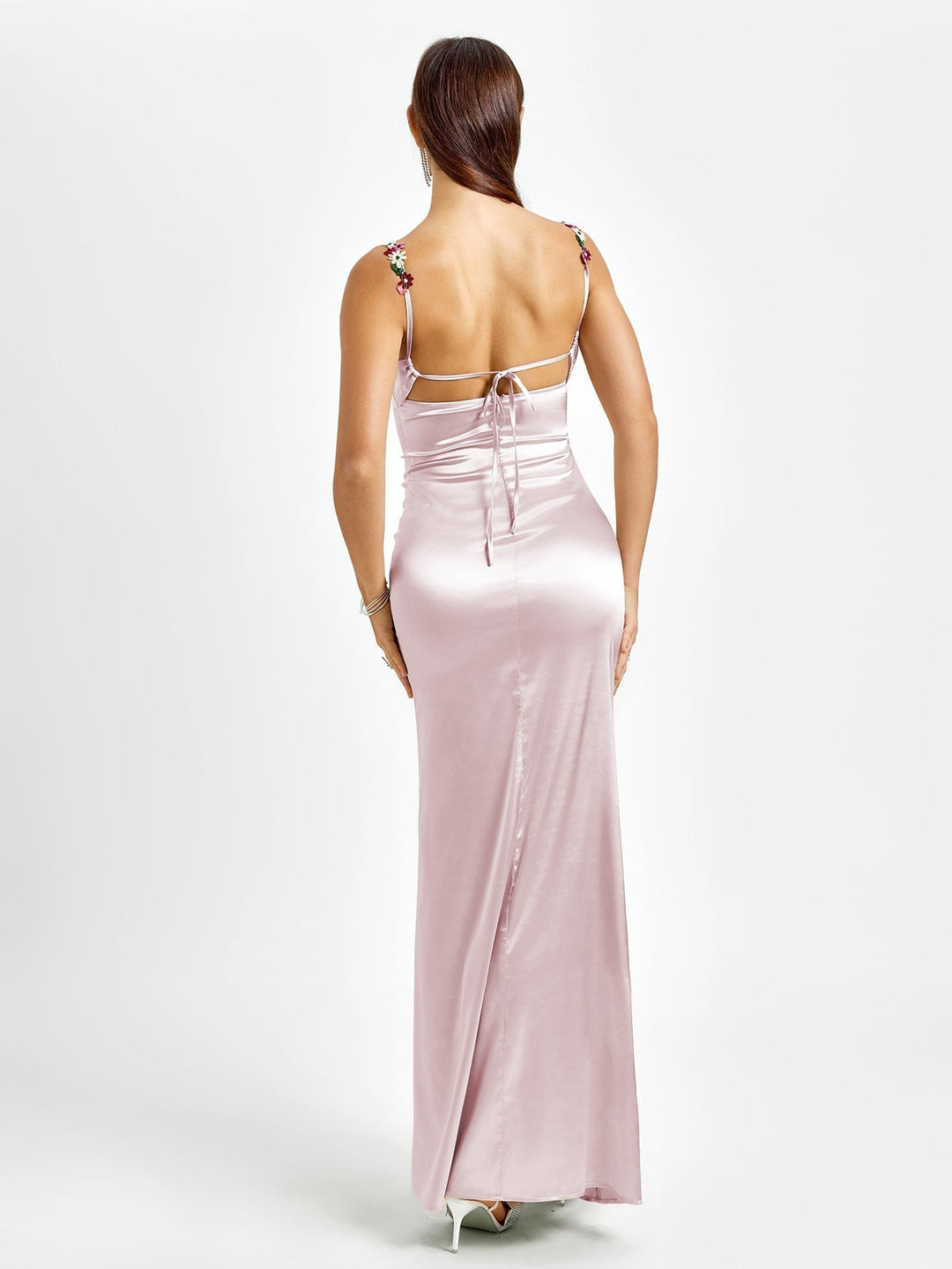 Fiorella | Satin Maxi Dress