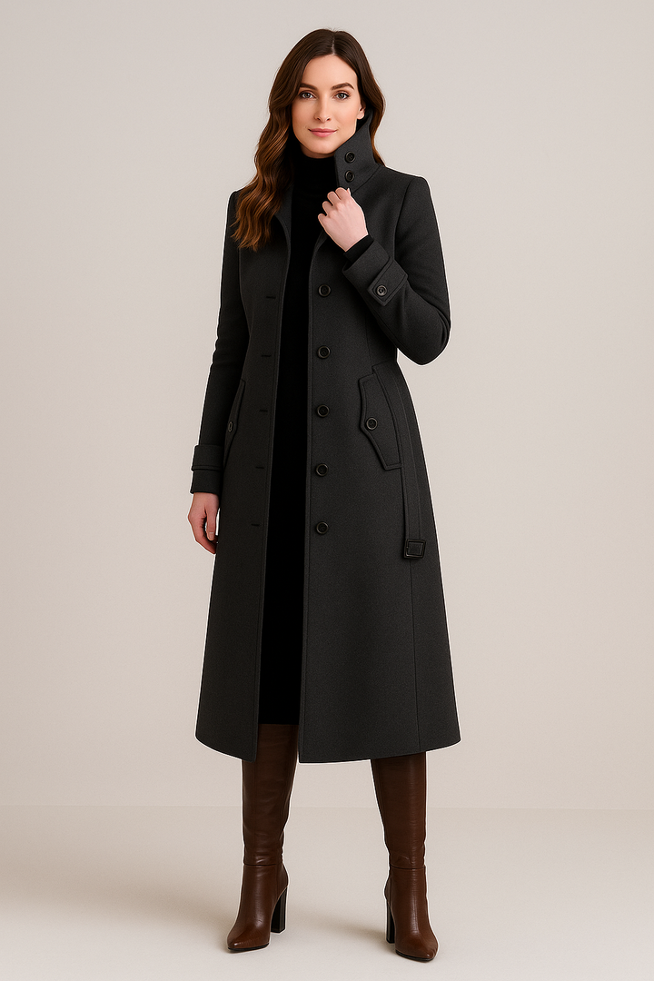Claire High Neck Coat