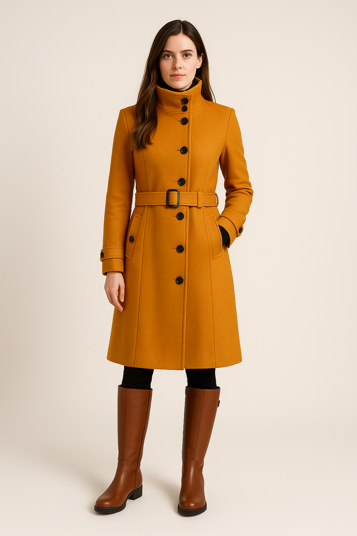 Claire High Neck Coat