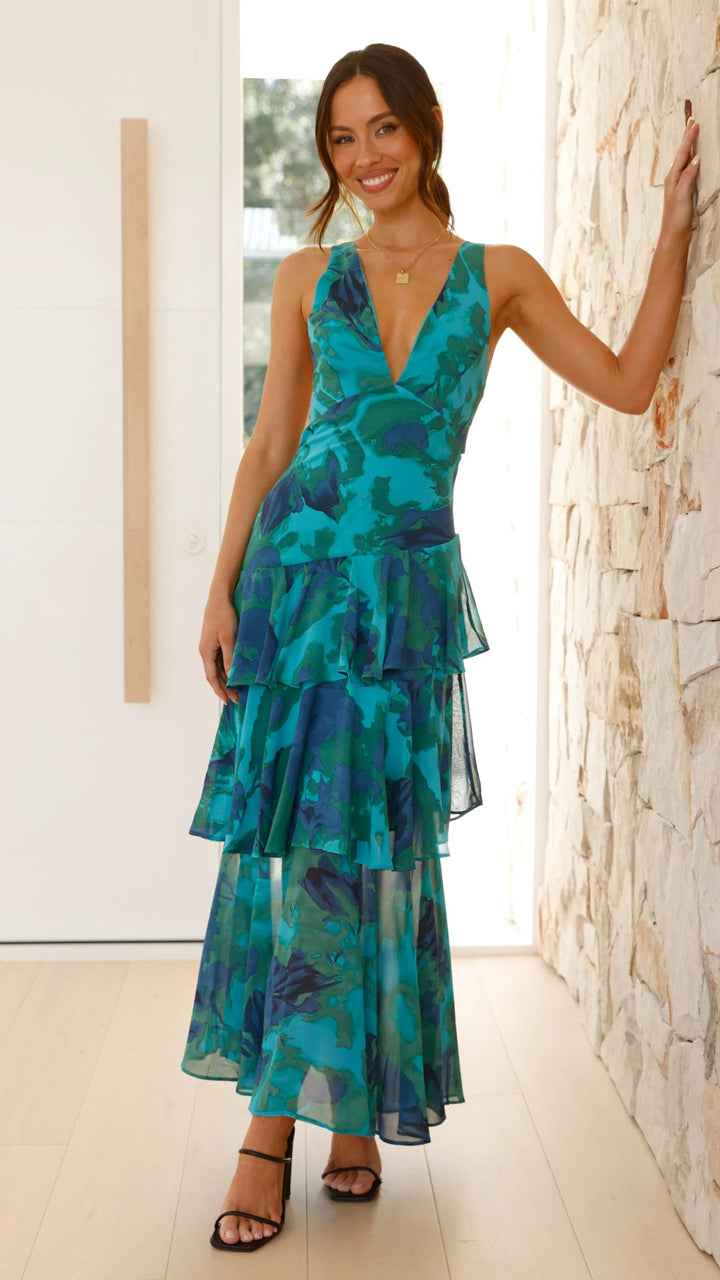 Padelinde Maxi Dress - Print