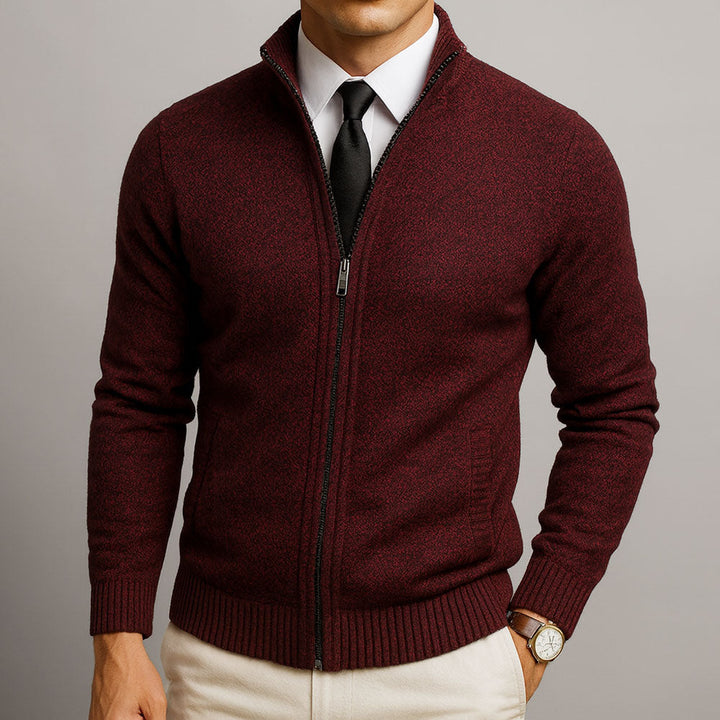 Alpine Merino Zip Cardigan