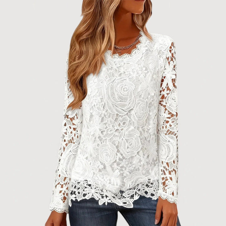 Amelise | Lace Detail Top