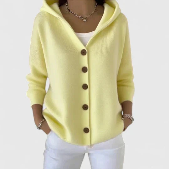 Lydia | Soft Knitted Cardigan With Hood