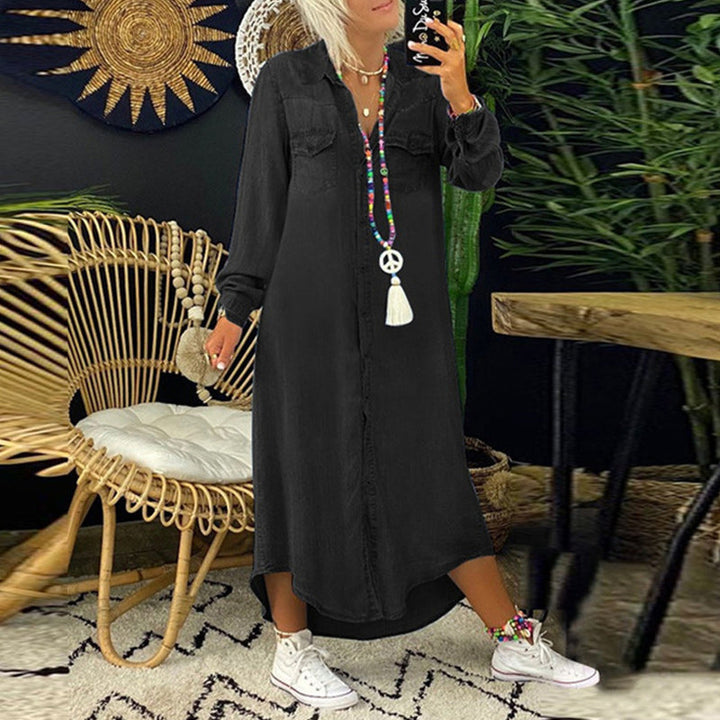 Leah | Denim Shirt Dress