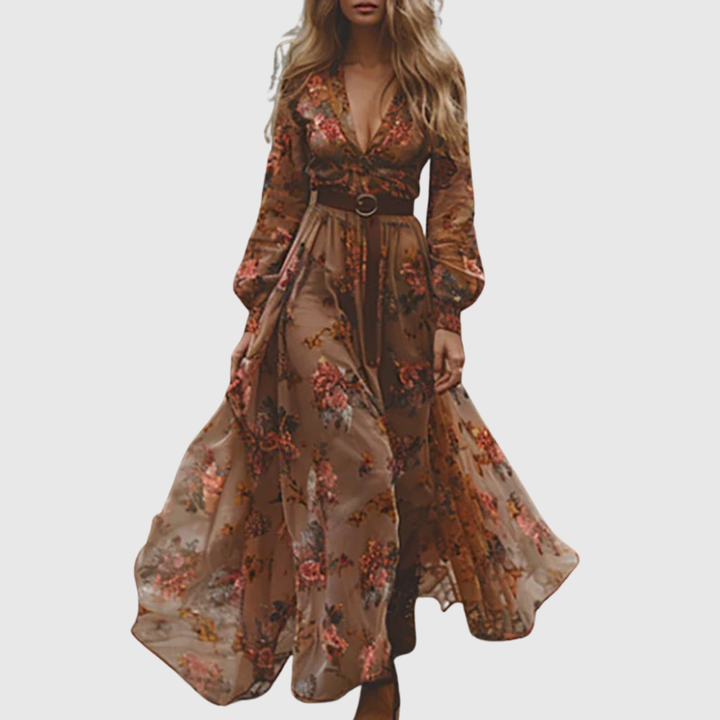 Alina | Romantic Boho Maxi Dress