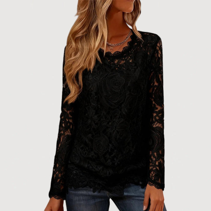 Amelise | Lace Detail Top