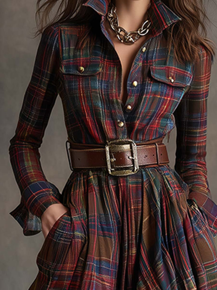 Harriet | Belted Shirt Dress