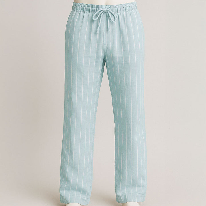 ZenStripes Linen Pants