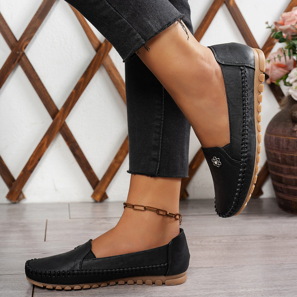 Feya Orthopedic Leather Shoes – Lightweight, Breathable, Anti-Slip