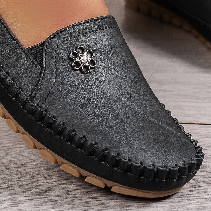 Feya Orthopedic Leather Shoes – Lightweight, Breathable, Anti-Slip