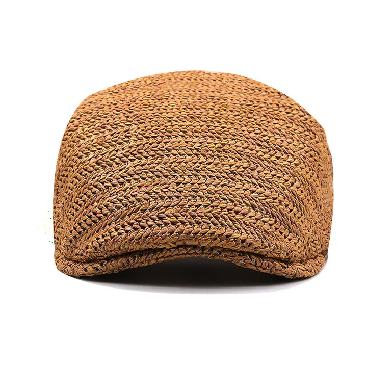 Salvatore — Summer Straw Flat Cap