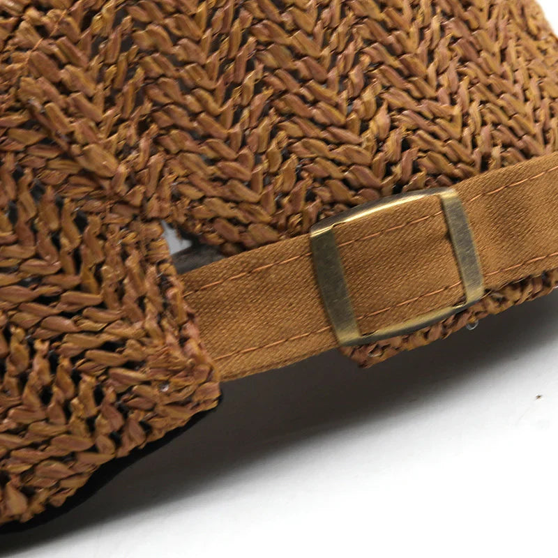 Salvatore — Summer Straw Flat Cap