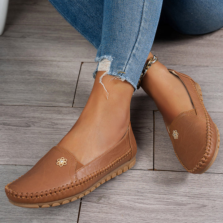 Feya Orthopedic Leather Shoes – Lightweight, Breathable, Anti-Slip