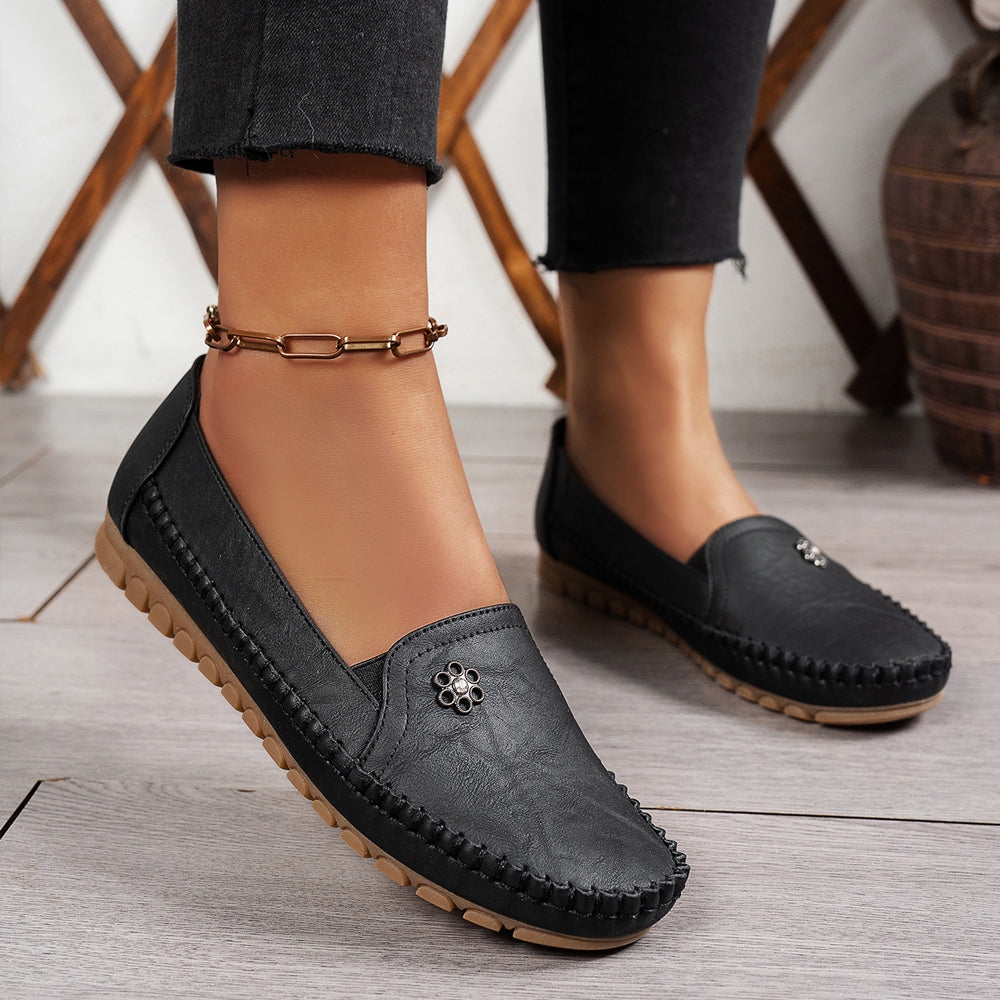 Feya Orthopedic Leather Shoes – Lightweight, Breathable, Anti-Slip