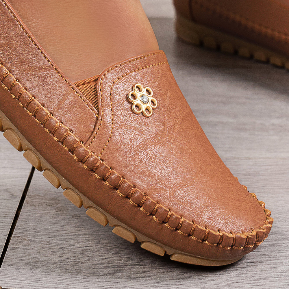 Feya Orthopedic Leather Shoes – Lightweight, Breathable, Anti-Slip