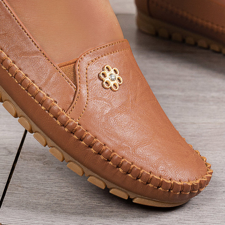 Feya Orthopedic Leather Shoes – Lightweight, Breathable, Anti-Slip