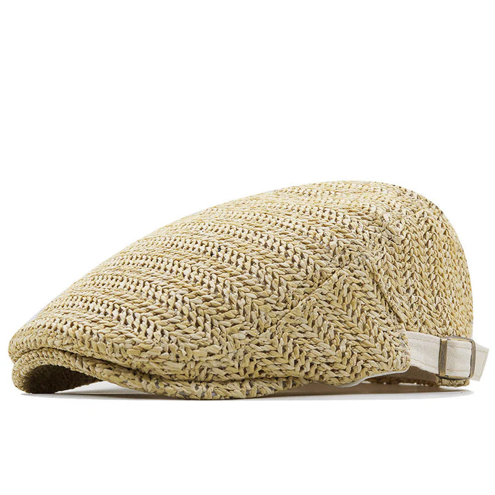 Salvatore — Summer Straw Flat Cap