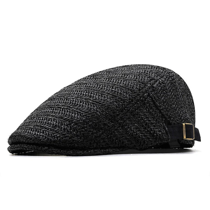 Salvatore — Summer Straw Flat Cap