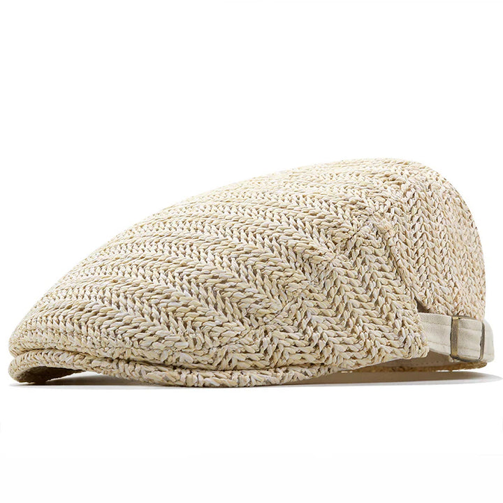 Salvatore — Summer Straw Flat Cap