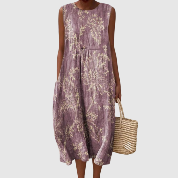 Mia | Floral Midi Dress