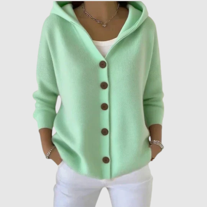 Lydia | Soft Knitted Cardigan With Hood
