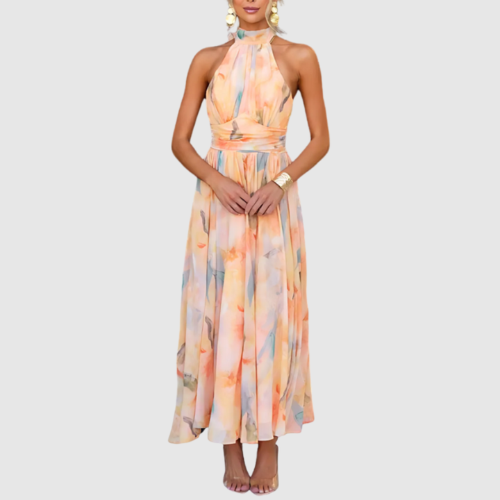 Naomi | Elegant Aquarel Dress