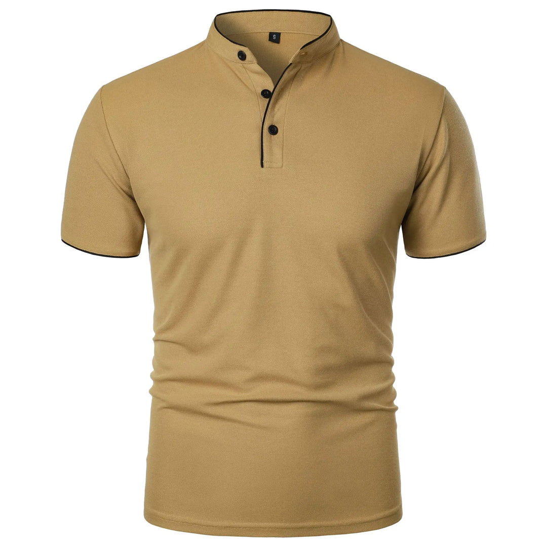 Felin | Elegantes Stehkragen-Poloshirt