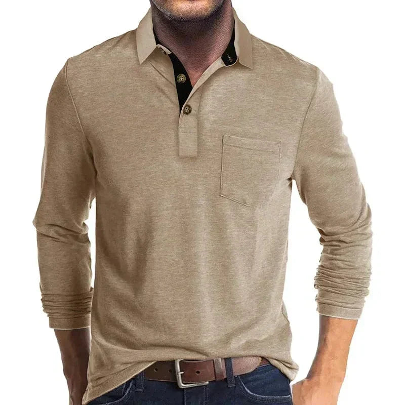 Daniel | Langarm-Poloshirt