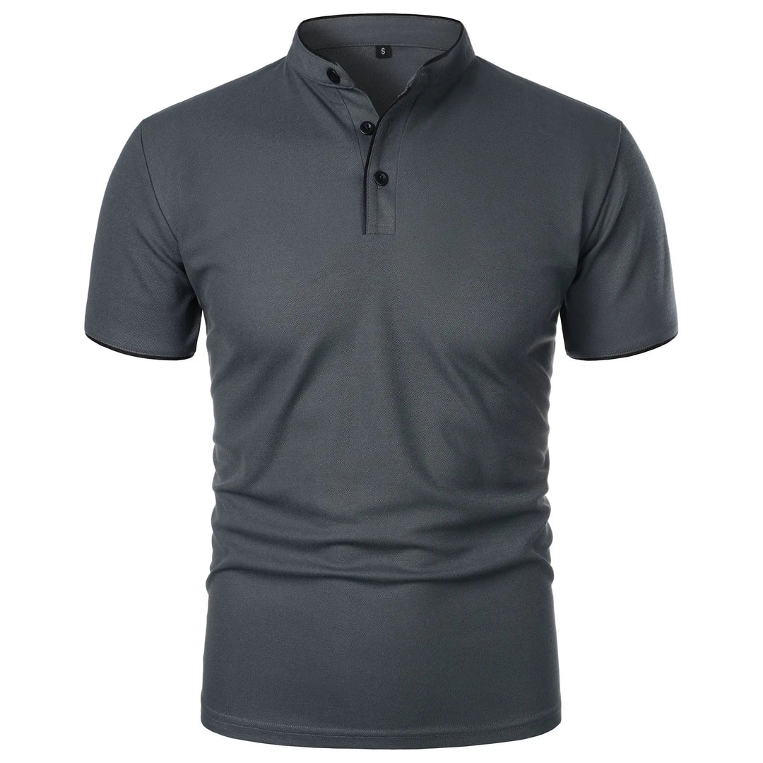 Felin | Elegantes Stehkragen-Poloshirt