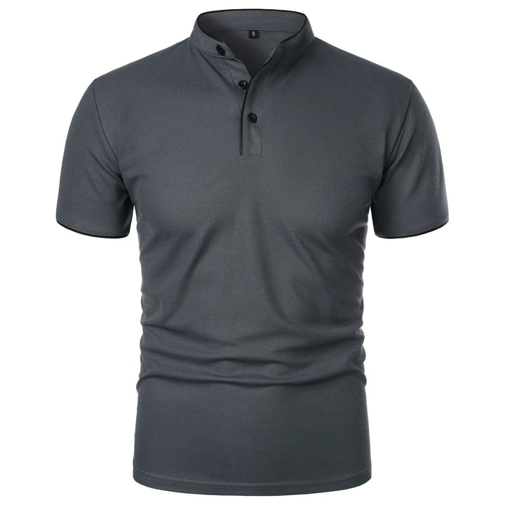 Felin | Elegantes Stehkragen-Poloshirt