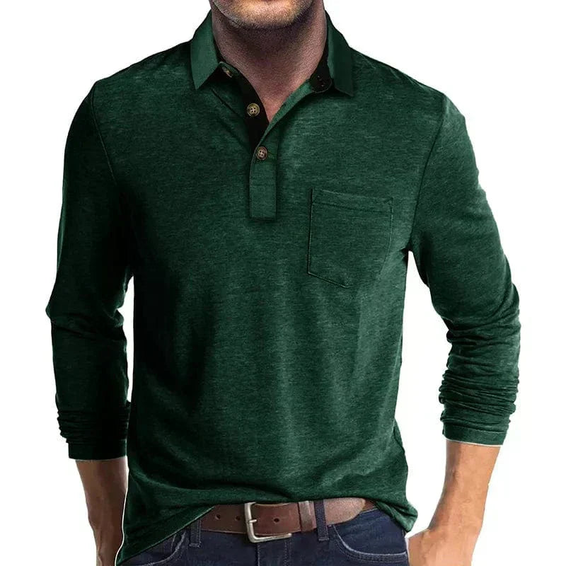Daniel | Langarm-Poloshirt