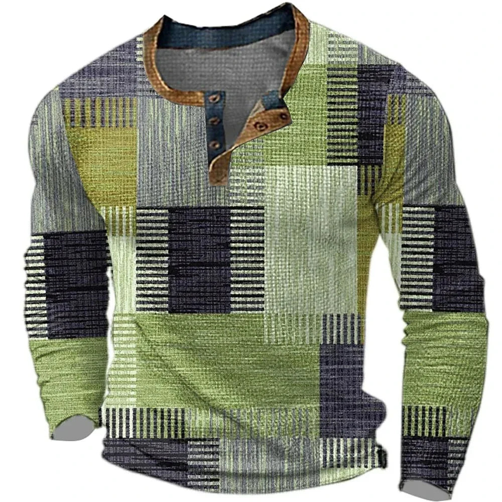 BEECK™ | Colorful Men’s Long Sleeve Shirt