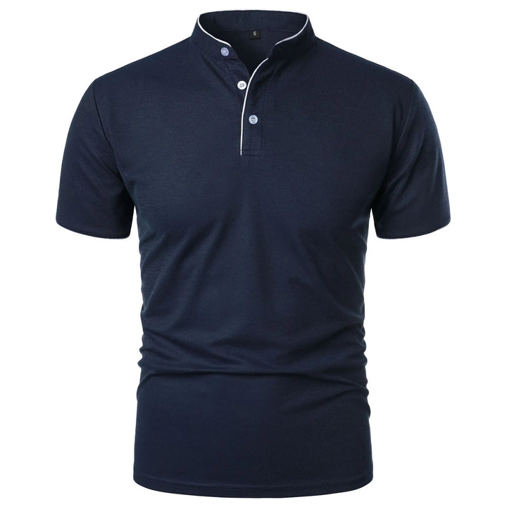 Felin | Elegantes Stehkragen-Poloshirt
