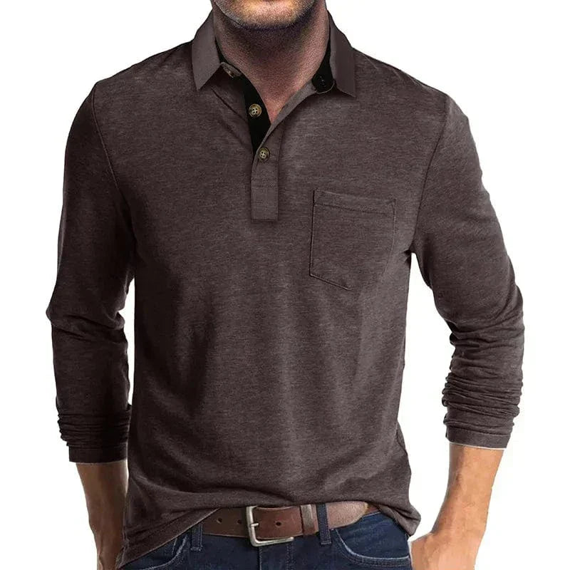 Daniel | Langarm-Poloshirt