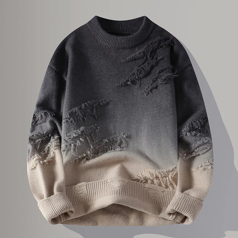 CORVELLE DISTRESSED PULLOVER
