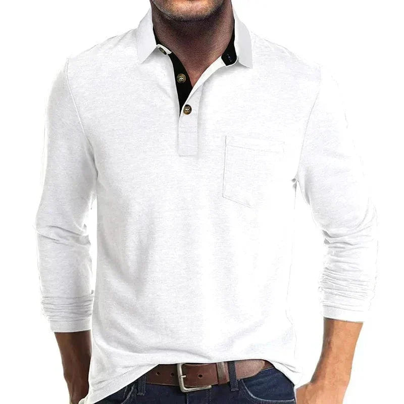 Daniel | Langarm-Poloshirt