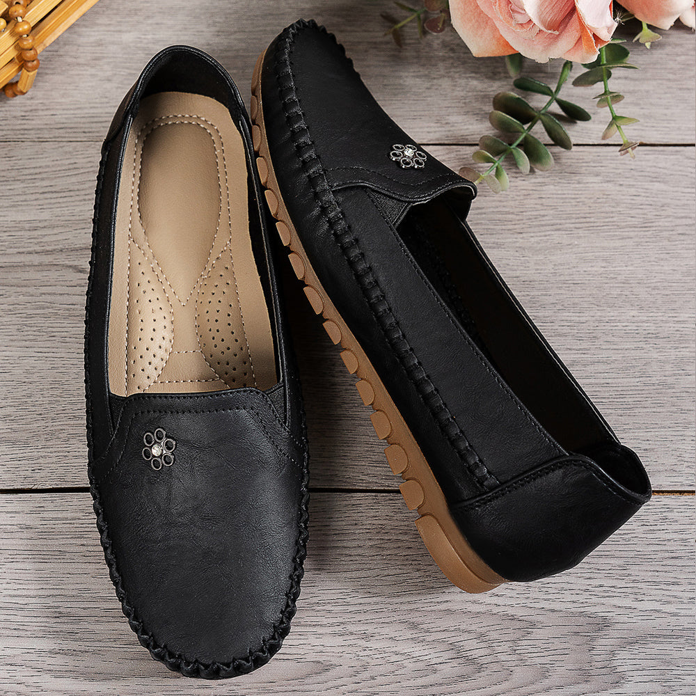 Feya Orthopedic Leather Shoes – Lightweight, Breathable, Anti-Slip