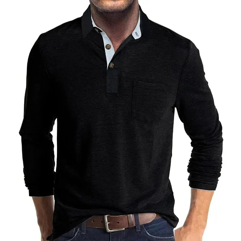 Daniel | Langarm-Poloshirt