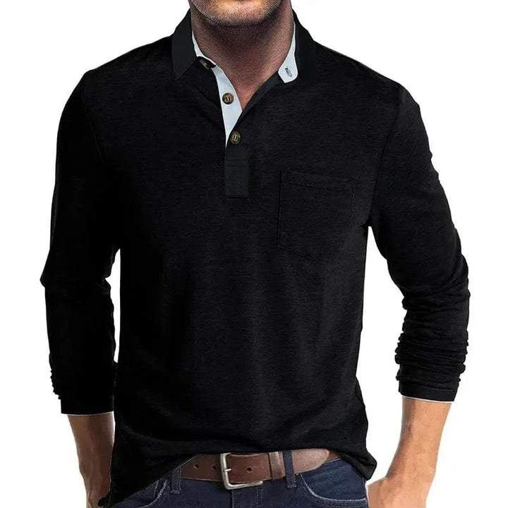 Daniel | Langarm-Poloshirt