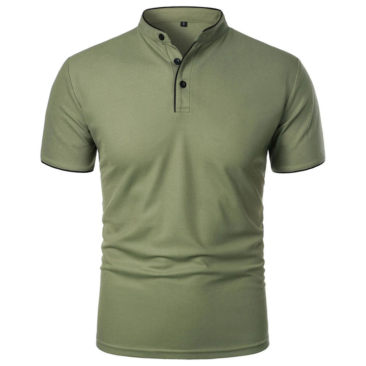 Felin | Elegantes Stehkragen-Poloshirt