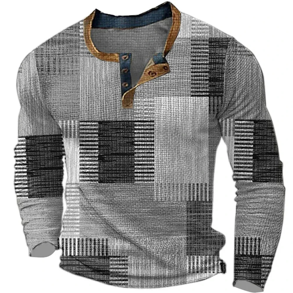 BEECK™ | Colorful Men’s Long Sleeve Shirt