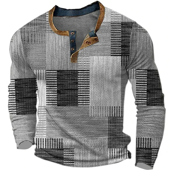 BEECK™ | Colorful Men’s Long Sleeve Shirt