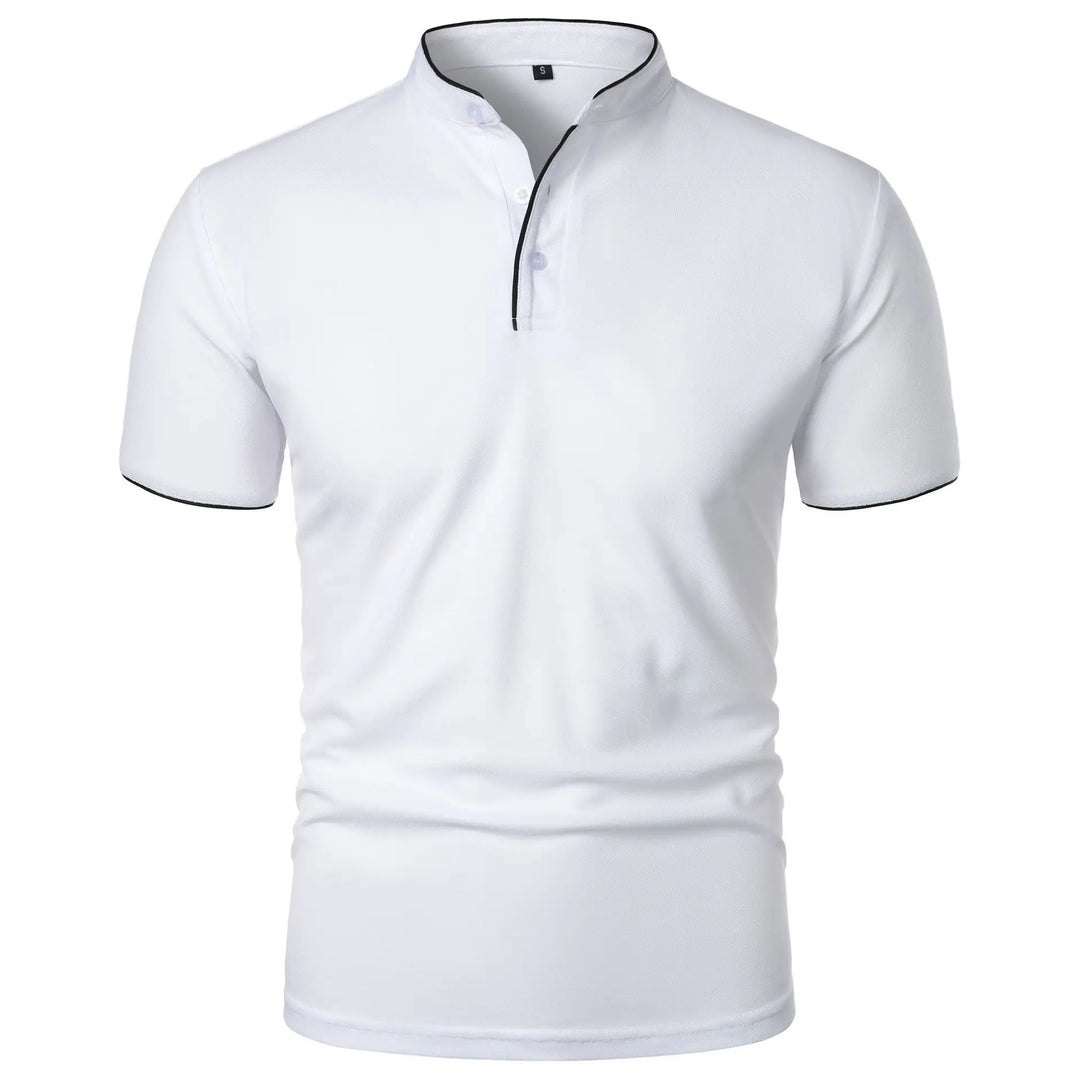 Felin | Elegantes Stehkragen-Poloshirt