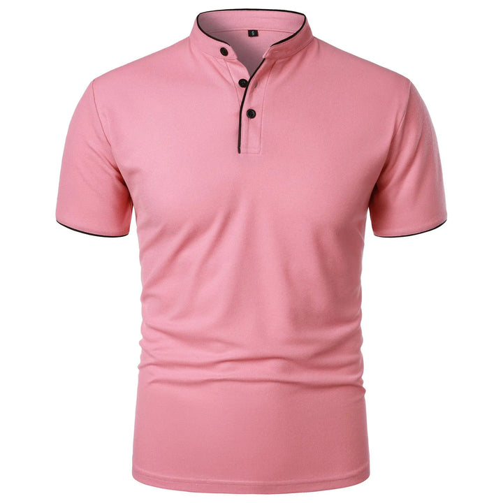 Felin | Elegantes Stehkragen-Poloshirt