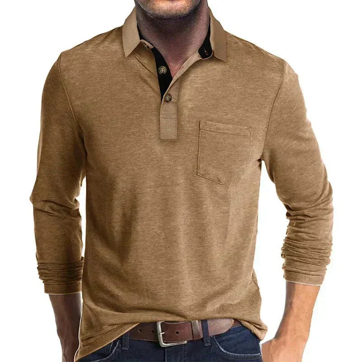 Daniel | Langarm-Poloshirt