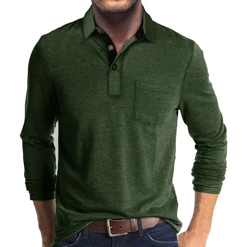 Daniel | Langarm-Poloshirt