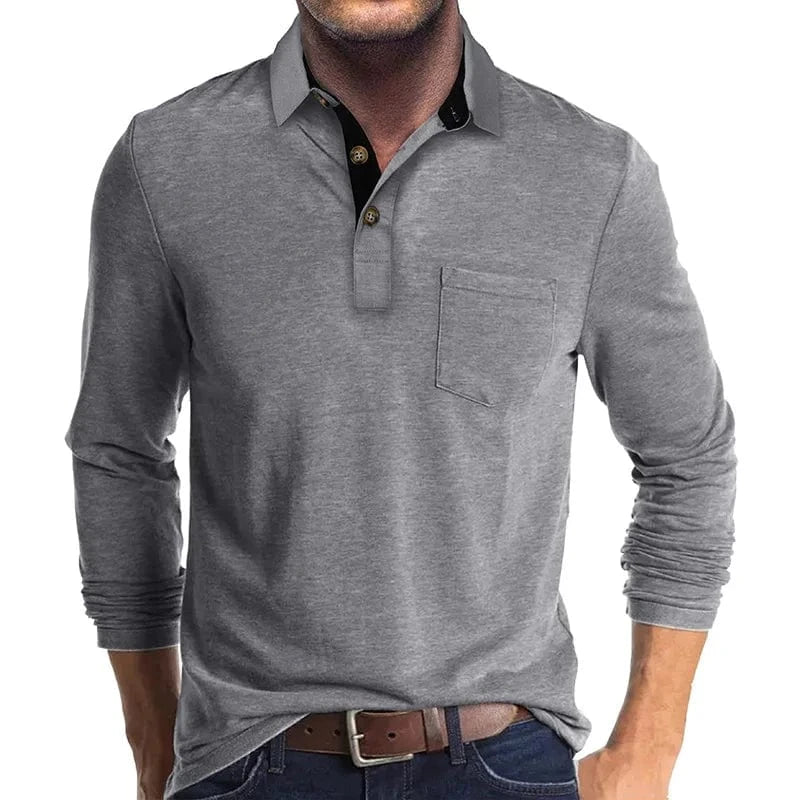 Daniel | Langarm-Poloshirt